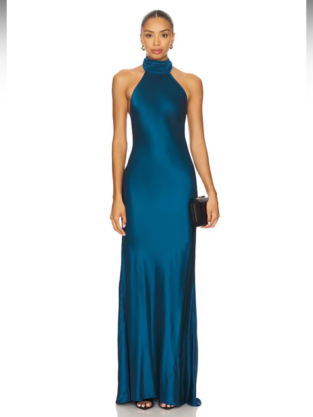 NWT! House of Harlow 1960 x REVOLVE Astra Gown in Teal